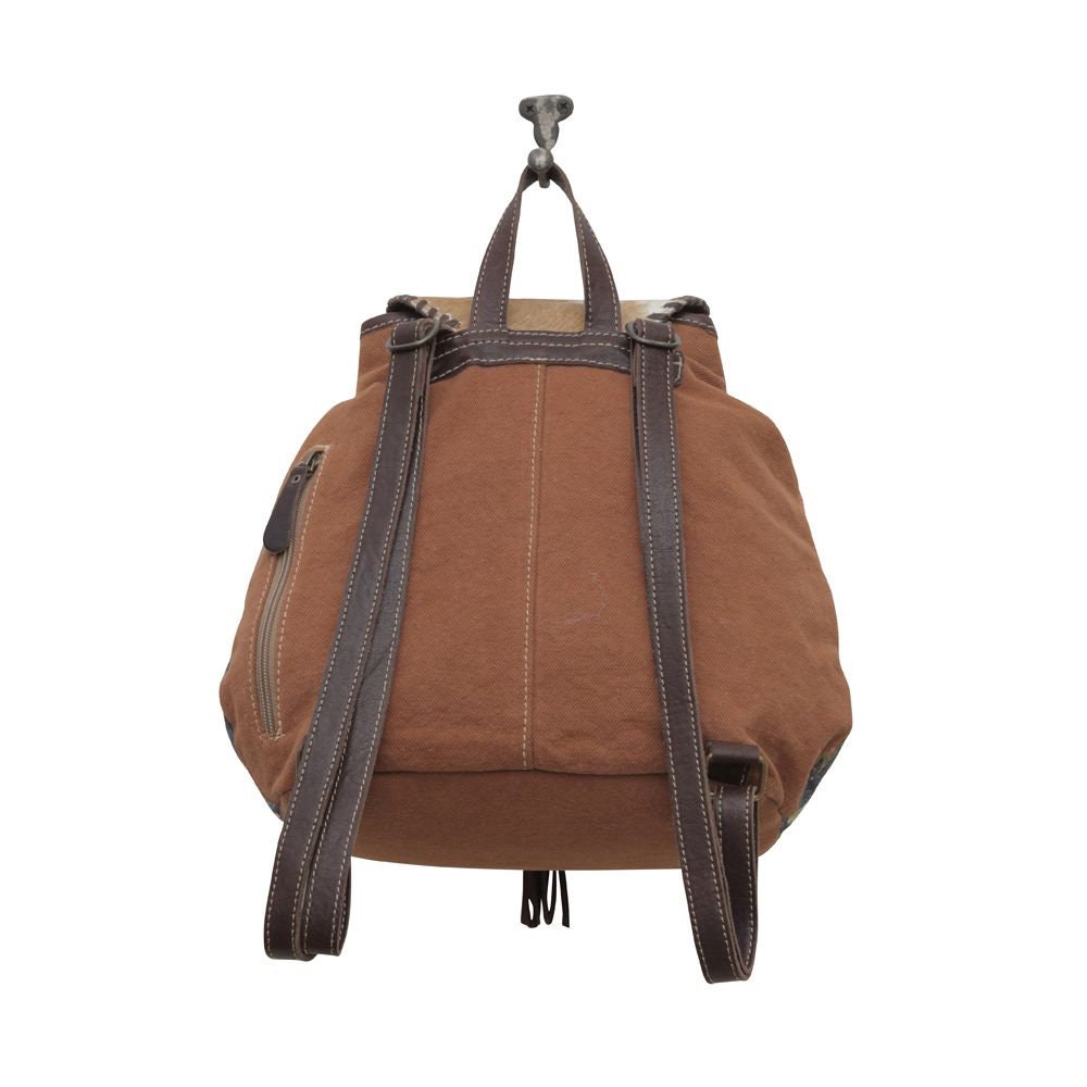 Foremost Leather & Canvas Backpack