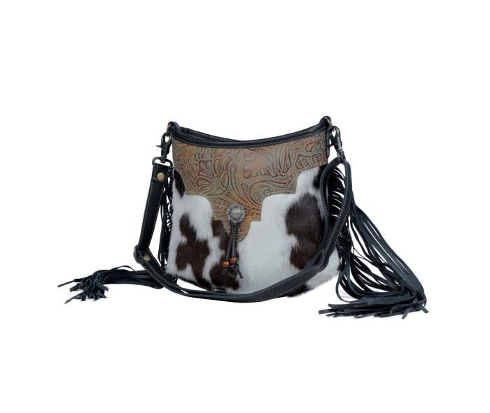 Configure Fringe Leather Shoulder Bag