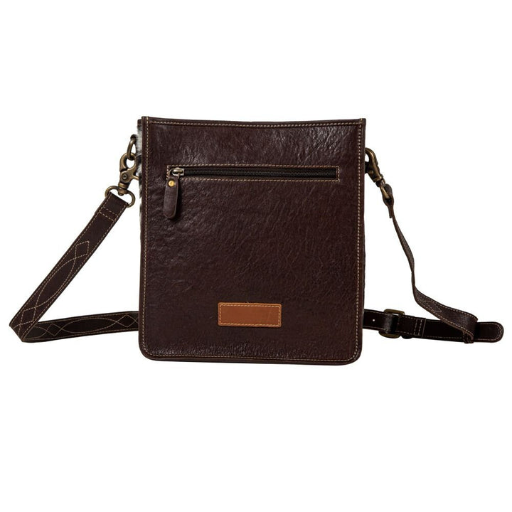 Spirit of the Herd Tooled Leather Crossbody