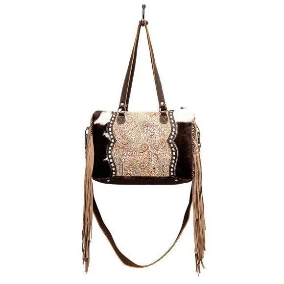 Jakarta Leather Shoulder Bag - BELLISIMA HANDBAGS USA