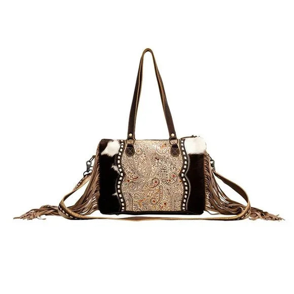 Jakarta Leather Shoulder Bag - BELLISIMA HANDBAGS USA