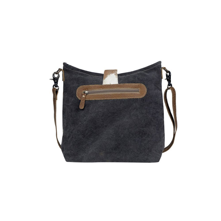 Placid Leather & Canvas Crossbody - BELLISIMA HANDBAGS USA