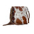 Brown & White Cowhide