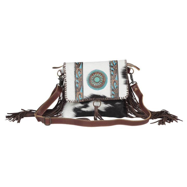 Dream Catchers Leather Fringe Bag - BELLISIMA HANDBAGS USA