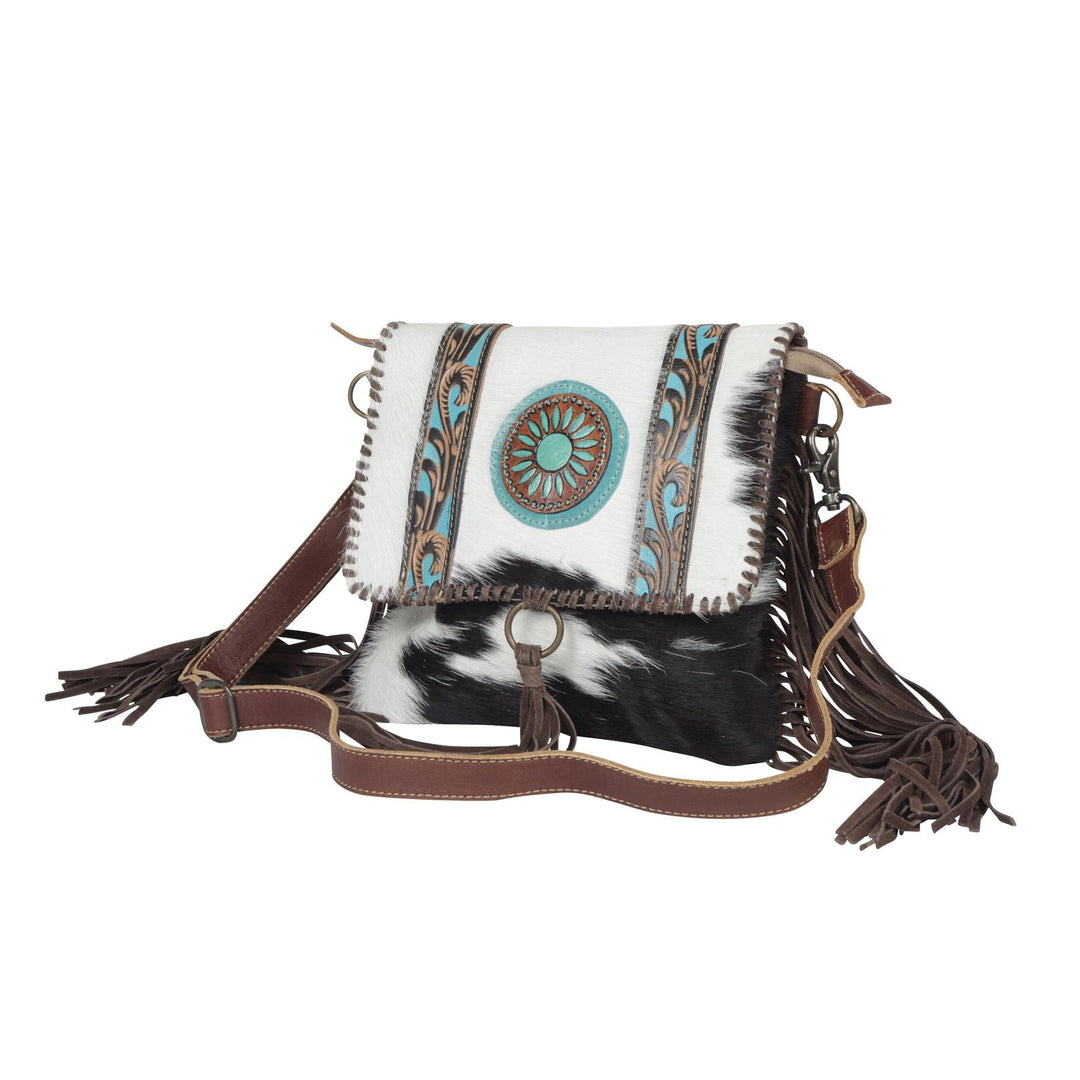 Dream Catchers Leather Fringe Bag - BELLISIMA HANDBAGS USA