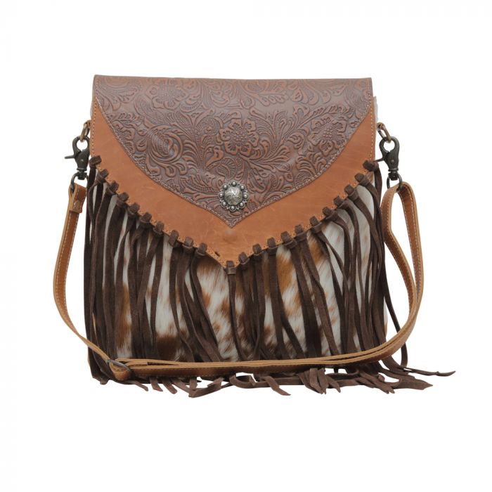 Stereotype Leather Fringe Shoulder Bag - BELLISIMA HANDBAGS USA