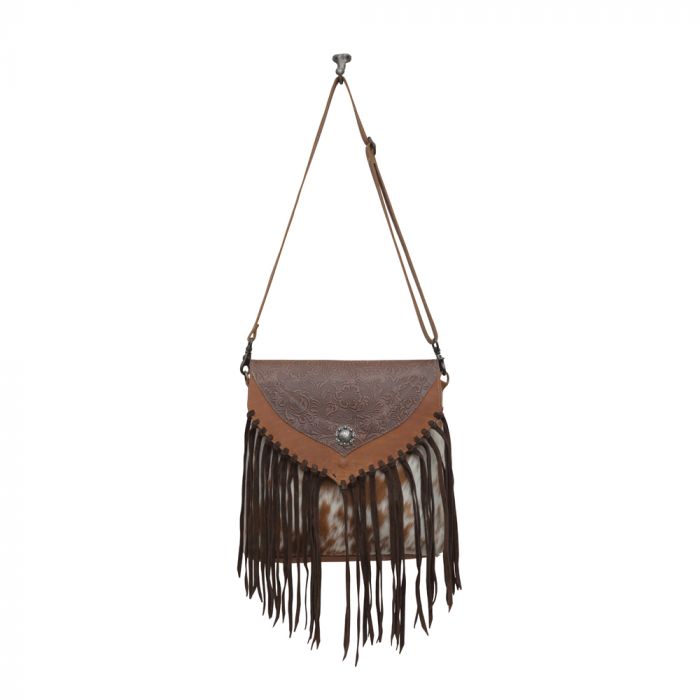 Stereotype Leather Fringe Shoulder Bag - BELLISIMA HANDBAGS USA